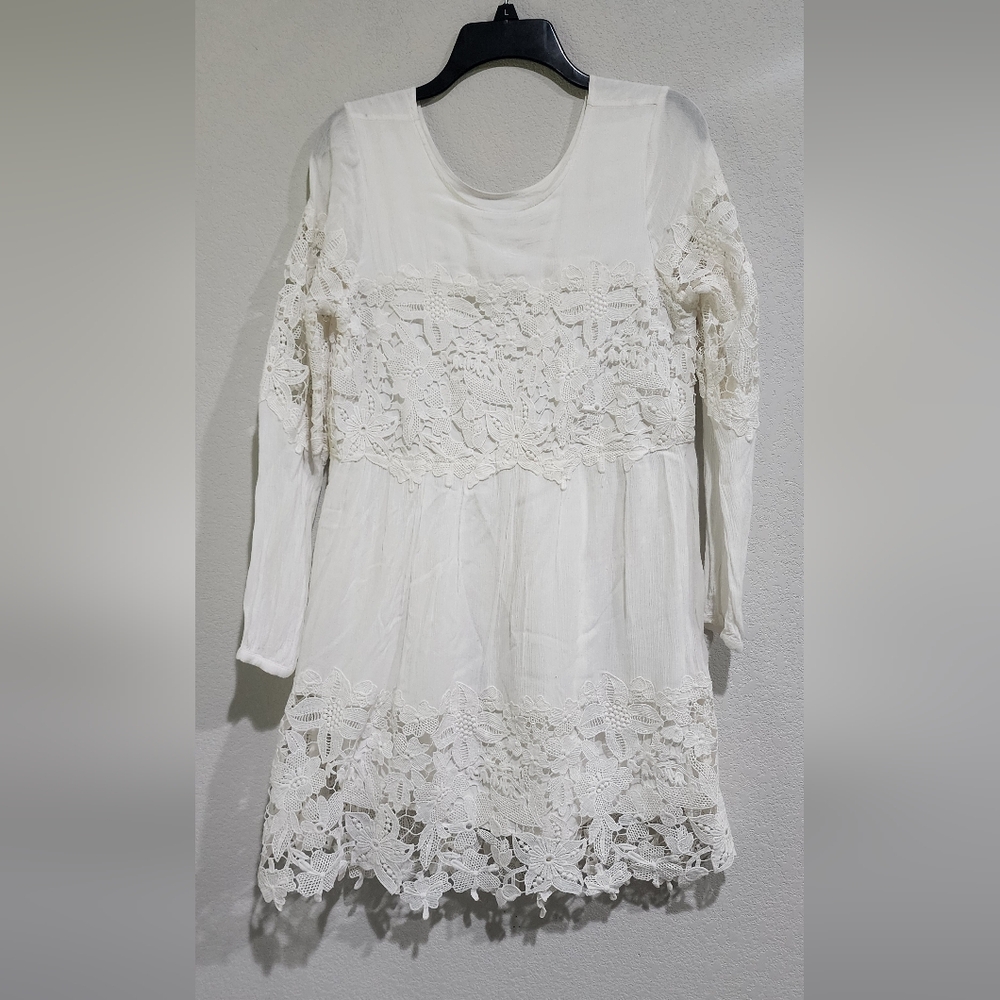 Abercrombie & Fitch Classic White Lace Mini Dress Size S